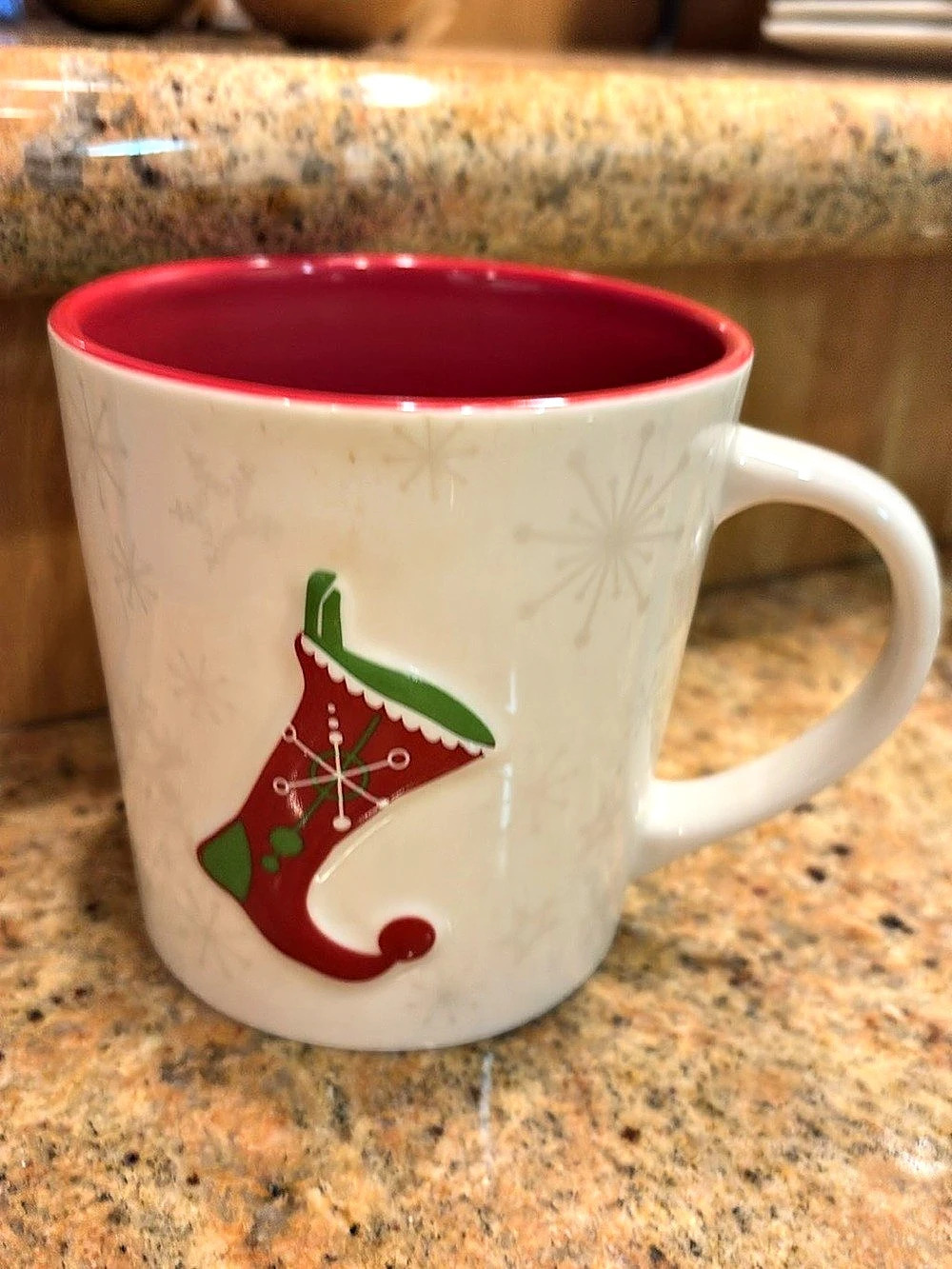 Starbucks Holiday 2006 Mug White & Red